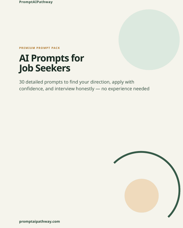 AI Prompts for Job Seekers — prompt pack cover